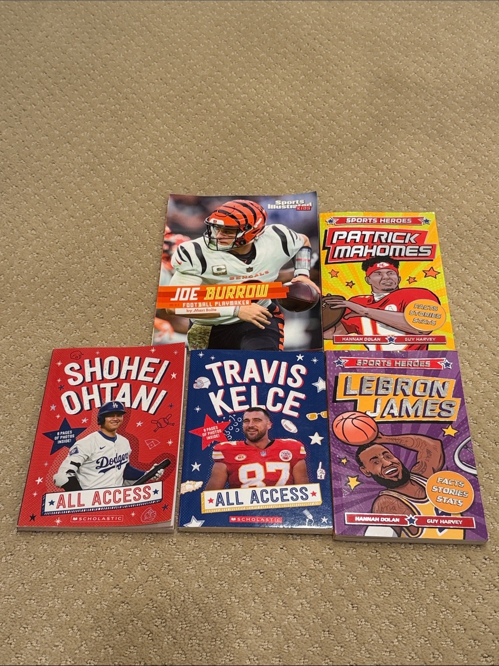 Bundle of sports biographies for kids: All Access & Sports Illustrared Kids